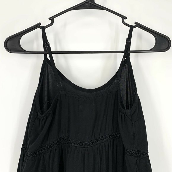 Mossimo Black Sleeveless Ruffle Babydoll Dress - Picture 6 of 8